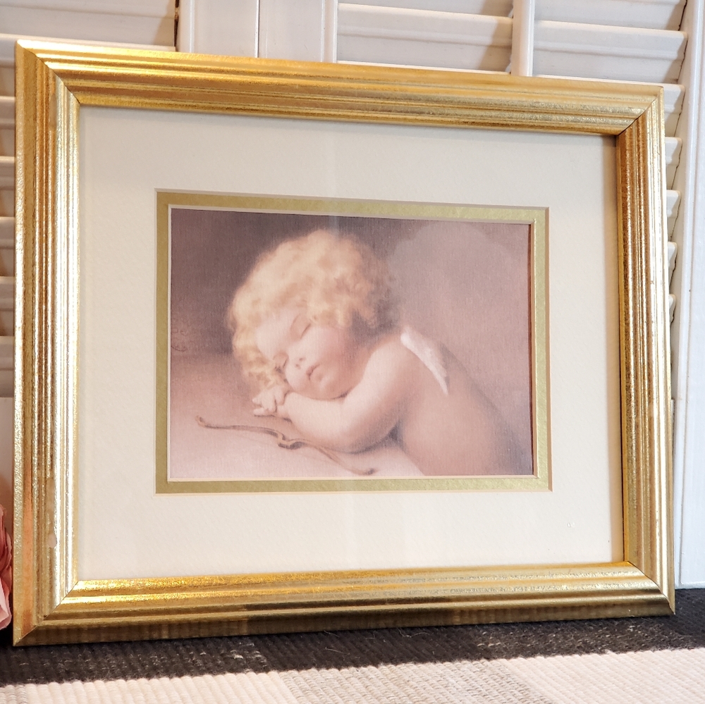 Vintage Angel Sleeping Wall Decor